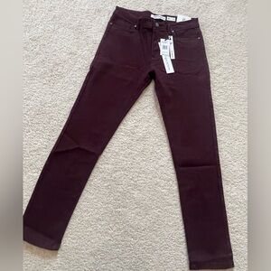 Burgundy /wine color Slim Fit Chinos with Modern Tailoring